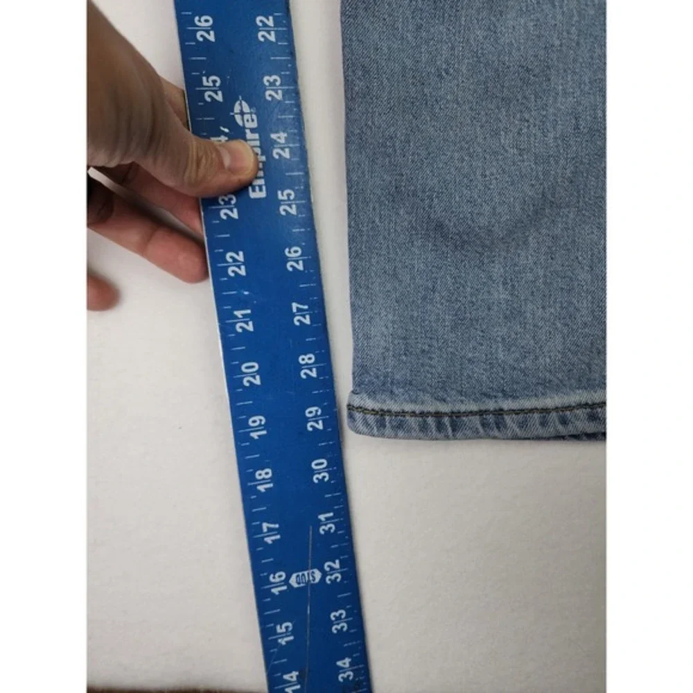 Levi Strauss 514 Blue Jeans Mens Size 34W 32L Straight‎ Fit Flex